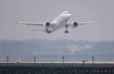 하이즈항공㈜, 중국 독자 개발 민항기 C919 시험비행에 한국에서는 유일하게 초청받아