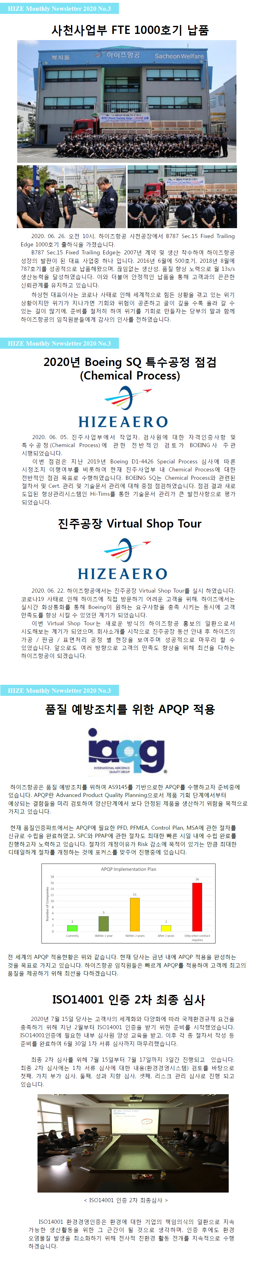 HIZE Newsletter 2020 No.3