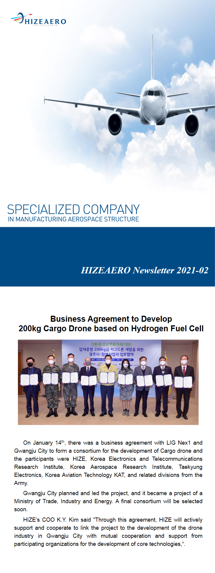 HIZEAERO Newsletter 2021-02