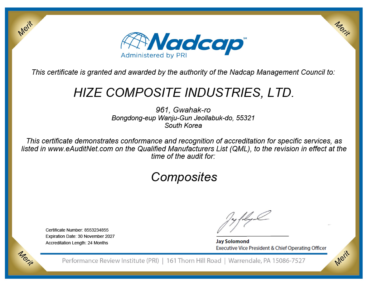 NADCAP COMP (Wanju Plant)